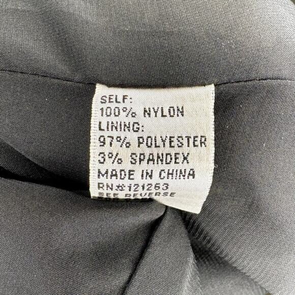 NWT Mikael Aghal Gold Sequin Black Lace Formal Mini Dress Sz 8 - Picture 7 of 8